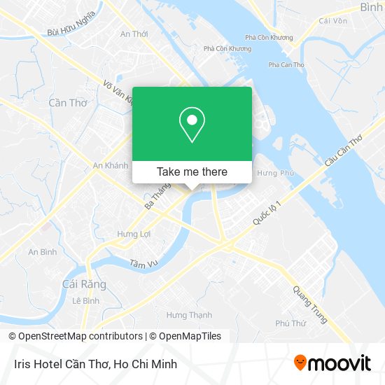 Iris Hotel Cần Thơ map