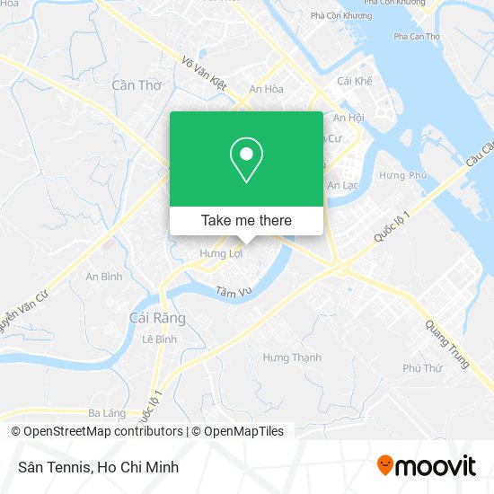 Sân Tennis map