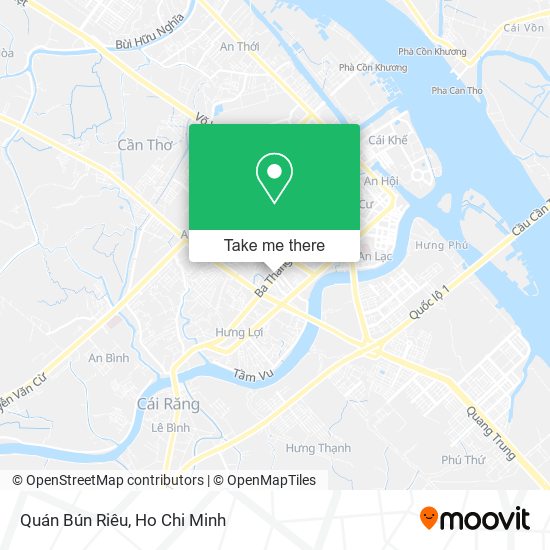 Quán Bún Riêu map