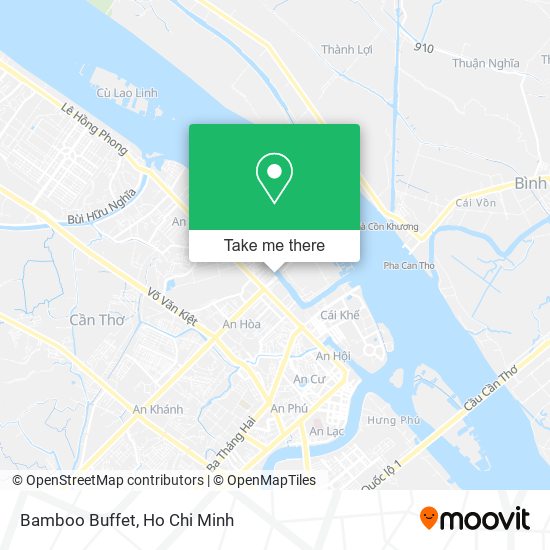 Bamboo Buffet map