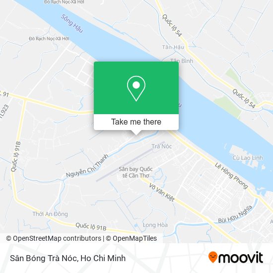 Sân Bóng Trà Nóc map