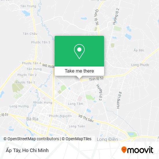 Ấp Tây map