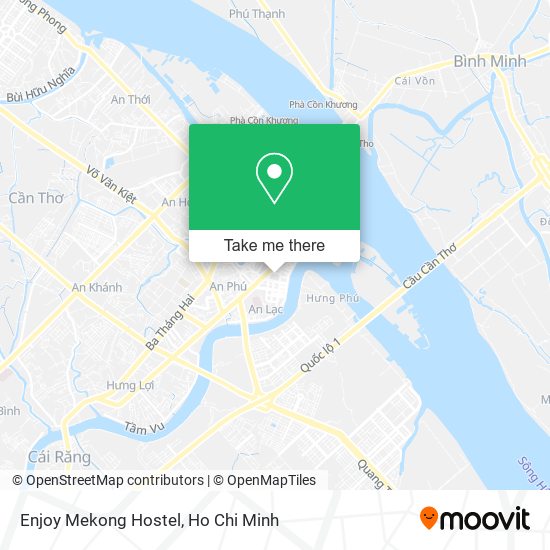Enjoy Mekong Hostel map