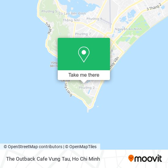 The Outback Cafe Vung Tau map