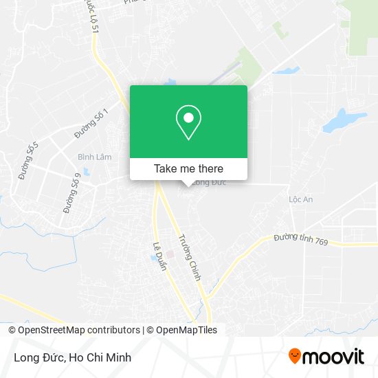 Long Đức map