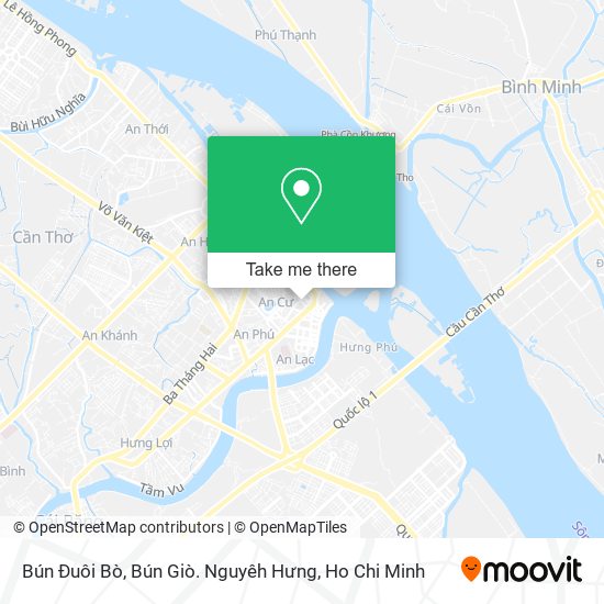 Bún Đuôi Bò, Bún Giò. Nguyêh Hưng map