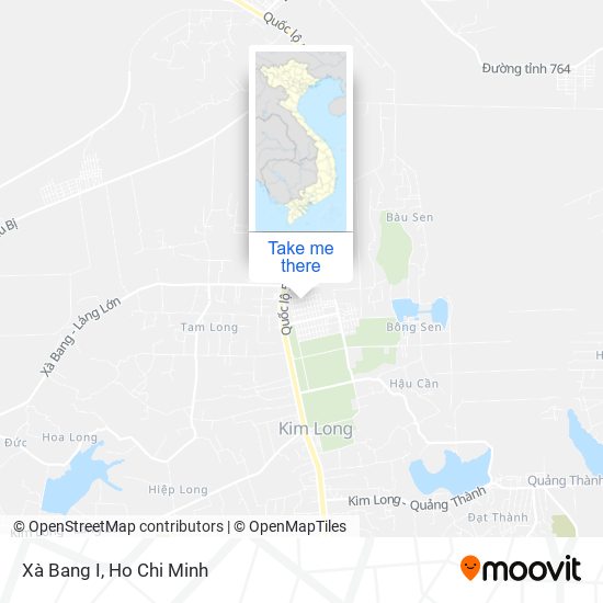 Xà Bang I map