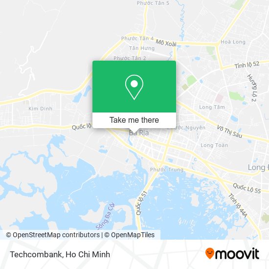 Techcombank map