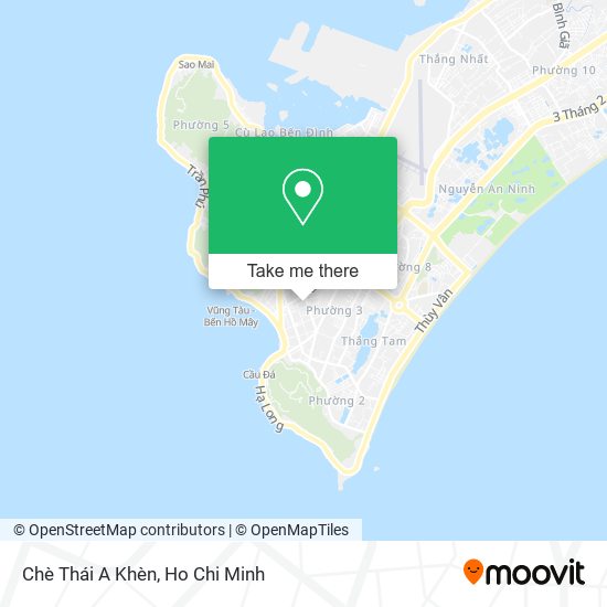 Chè Thái A Khèn map