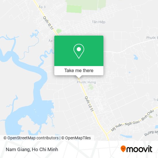 Nam Giang map