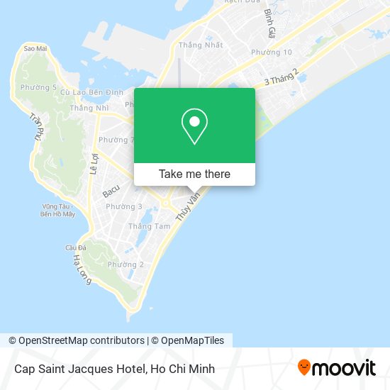 Cap Saint Jacques Hotel map