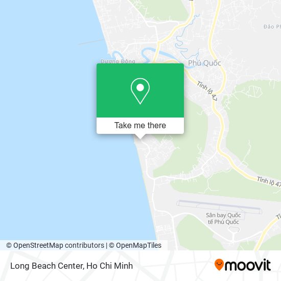 Long Beach Center map