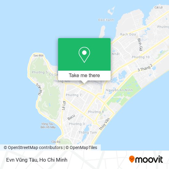 Evn Vũng Tàu map