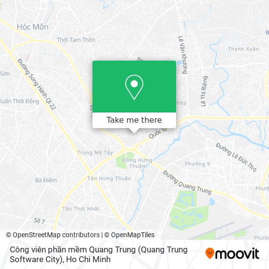 Công viên phần mềm Quang Trung (Quang Trung Software City) map