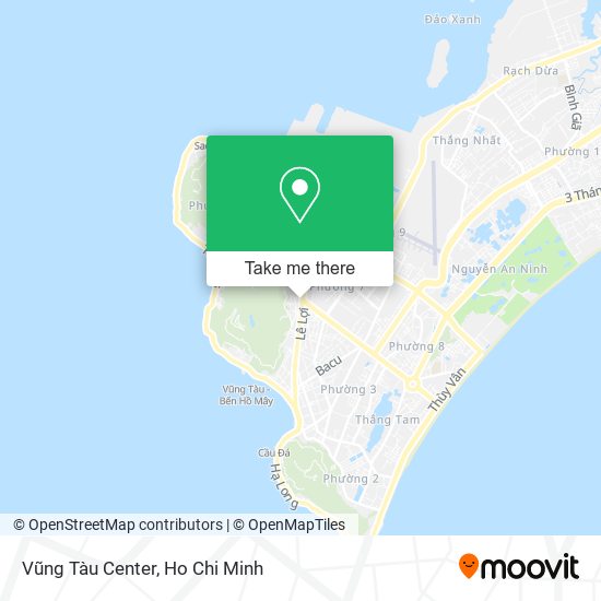 Vũng Tàu Center map