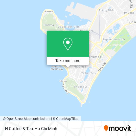 H Coffee & Tea map