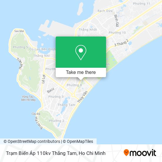 Trạm Biến Áp 110kv Thắng Tam map