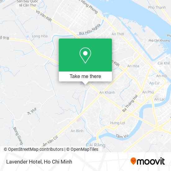 Lavender Hotel map
