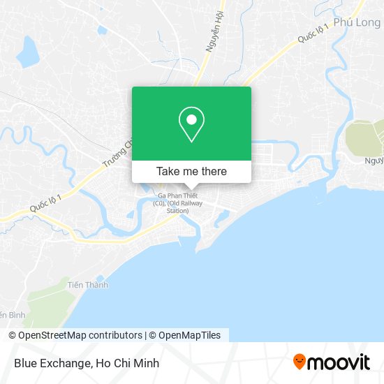 Blue Exchange map