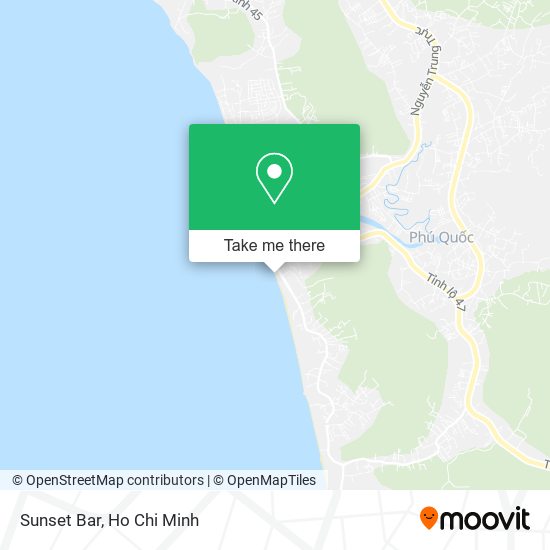 Sunset Bar map