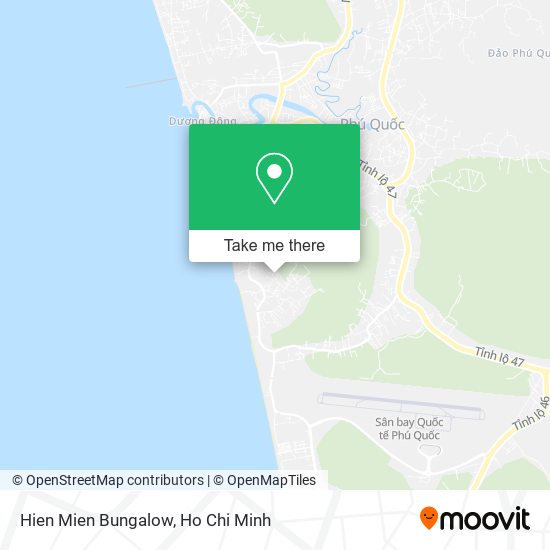 Hien Mien Bungalow map