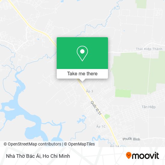 Nhà Thờ Bác Ái map