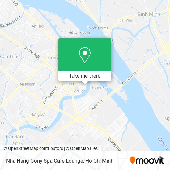 Nhà Hàng Gony Spa Cafe Lounge map