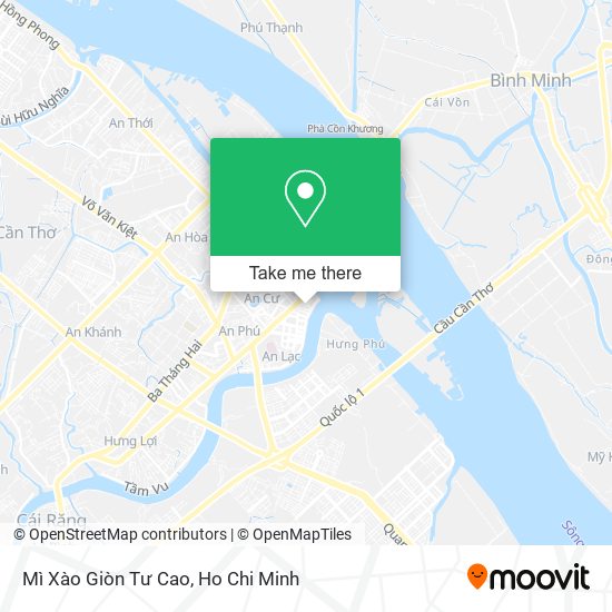 Mì Xào Giòn Tư Cao map