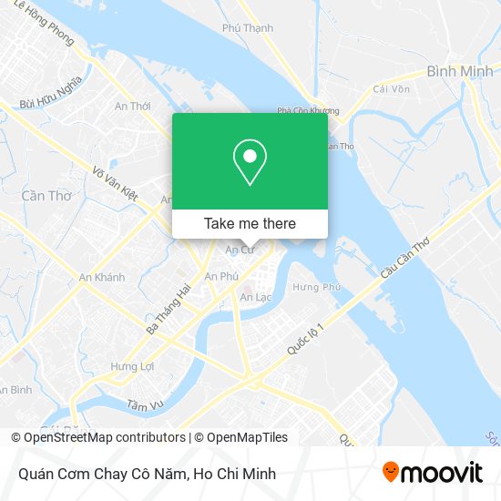 Quán Cơm Chay Cô Năm map