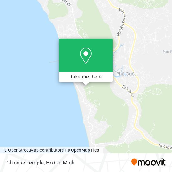 Chinese Temple map