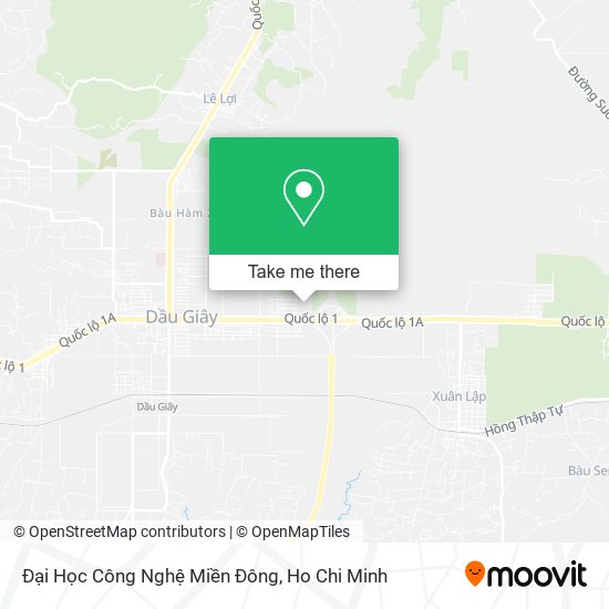 Đại Học Công Nghệ Miền Đông map
