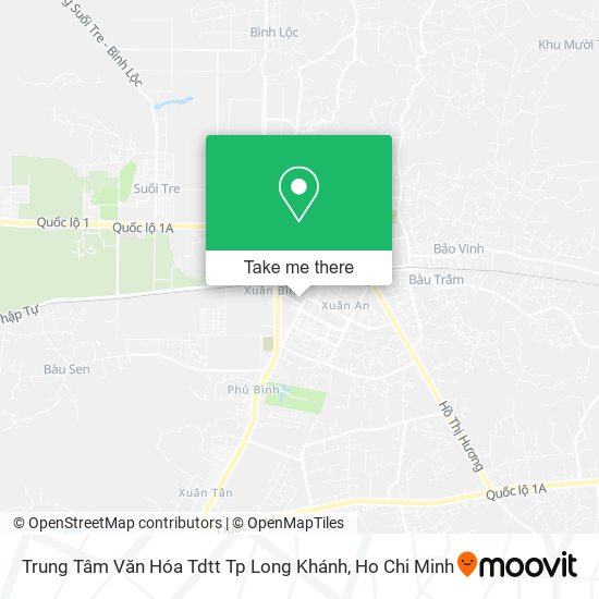 Trung Tâm Văn Hóa Tdtt Tp Long Khánh map