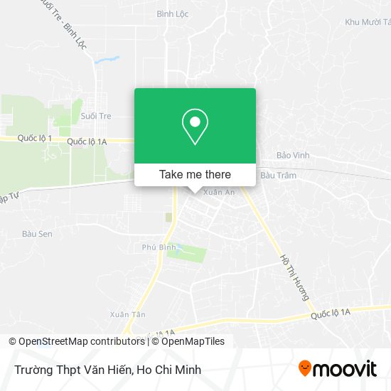 Trường Thpt Văn Hiến map