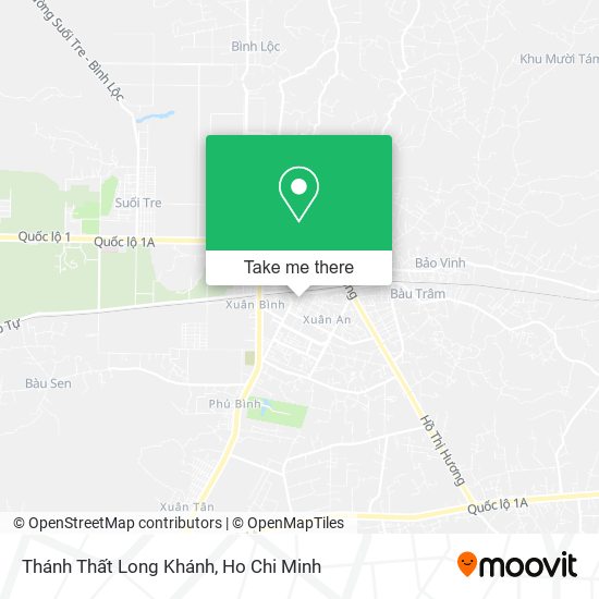 Thánh Thất Long Khánh map