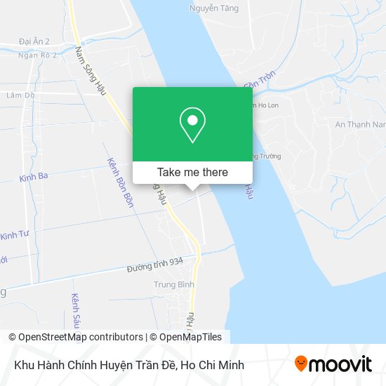 Khu Hành Chính Huyện Trần Đề map