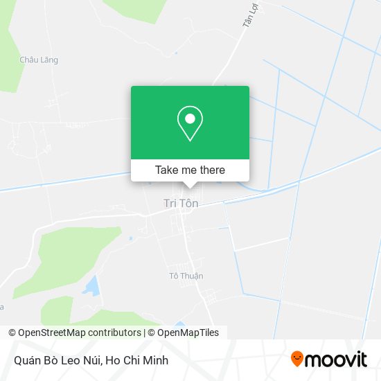 Quán Bò Leo Núi map