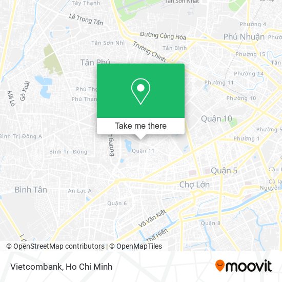 Vietcombank map