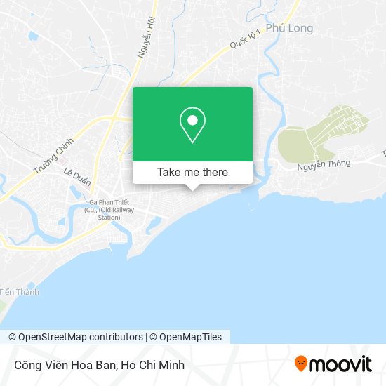 Công Viên Hoa Ban map