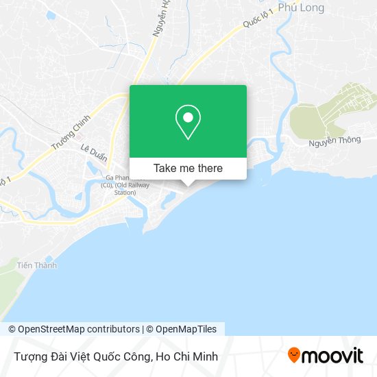 Tượng Đài Việt Quốc Công map