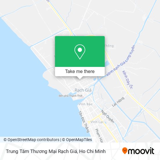 Trung Tâm Thương Mại Rạch Giá map