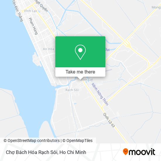 Chợ Bách Hóa Rạch Sỏi map