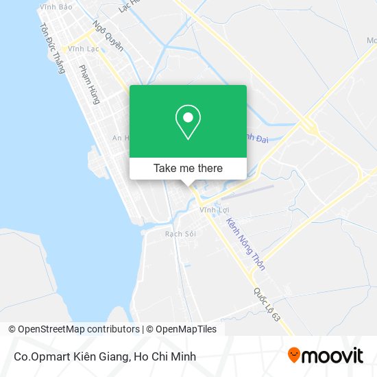 Co.Opmart Kiên Giang map