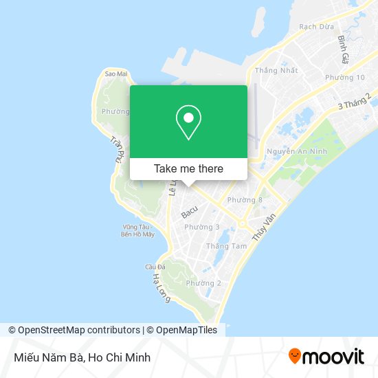 Miếu Năm Bà map