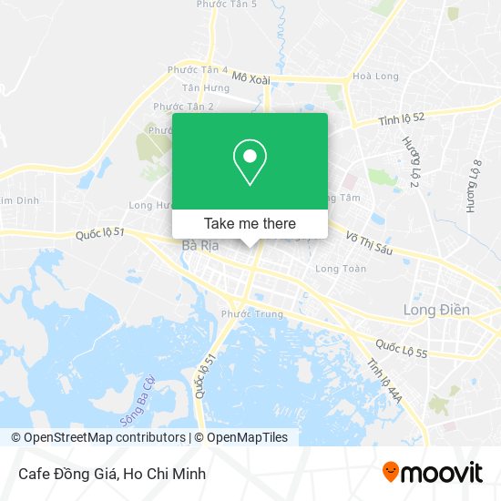 Cafe Đồng Giá map