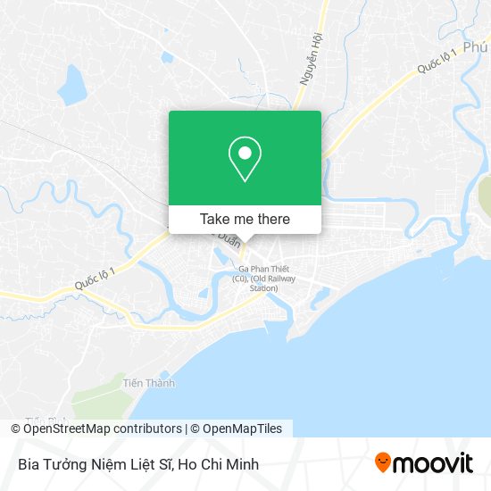 Bia Tưởng Niệm Liệt Sĩ map