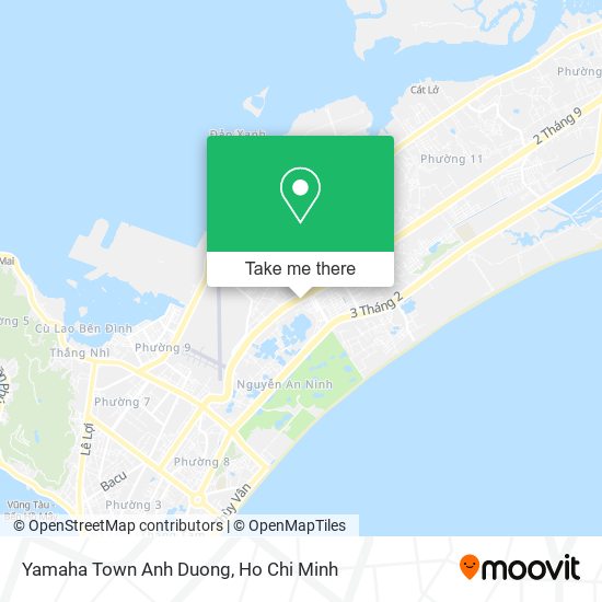 Yamaha Town Anh Duong map