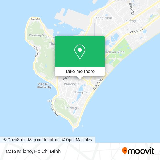 Cafe Milano map