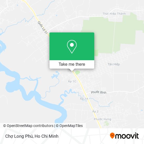 Chợ Long Phú map