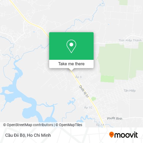 Cầu Đii Bộ map