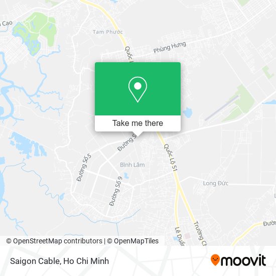 Saigon Cable map